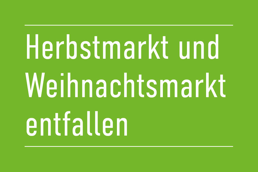 Hallstadter Herbst- und Weihnachtsmarkt abgesagt