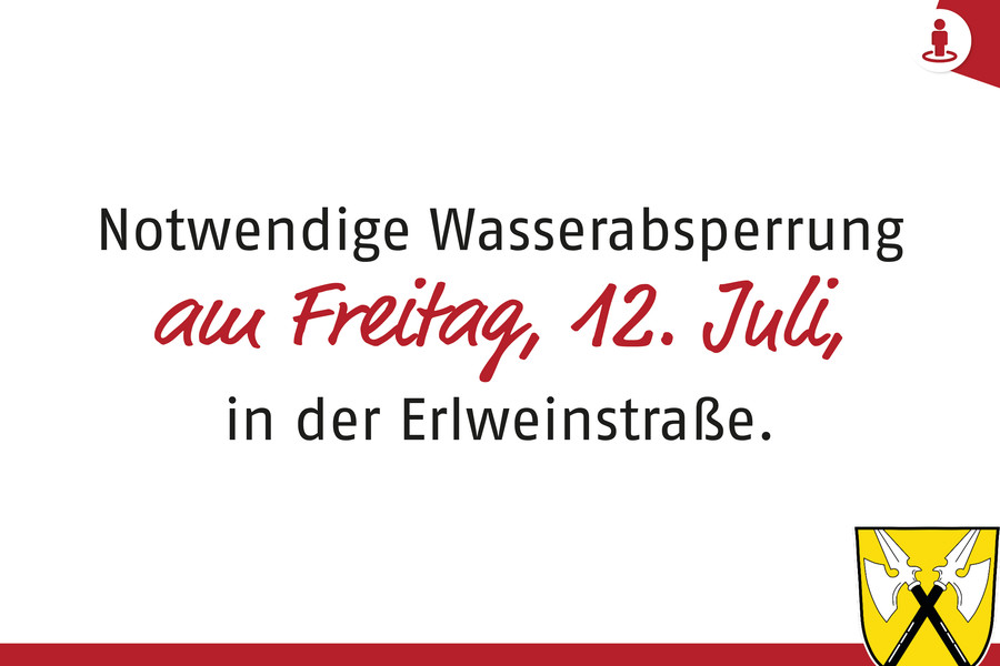 Update, 8.33 Uhr: Wasser in der Erlweinstraße läuft wieder