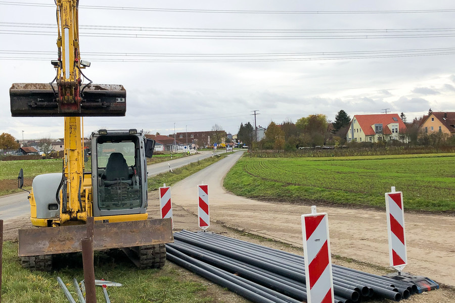 ERDVERKABELUNG DER 20-KV-STROMLEITUNG