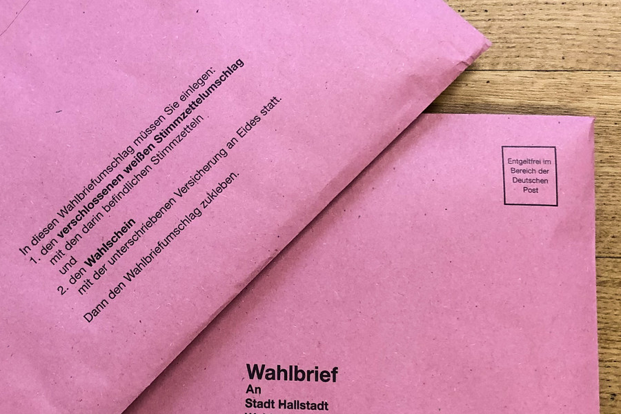 Hinweis zur Briefwahl