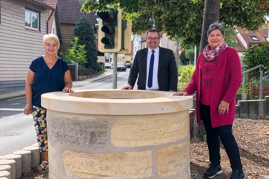 Dörfleinser Dorfbrunnen wurde saniert
